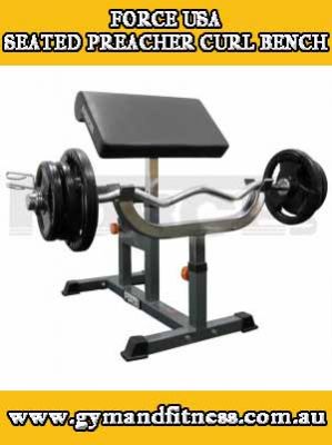 For Sale Force USA Seated Preacher Curl Bench