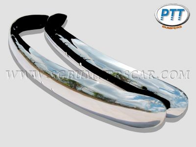 VW Beetle Bumper - EU style without overriders (1955-1967)