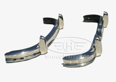 Jaguar Mark 2 MK2 early type 1959-1967 deep brand new stainless steel bumpers