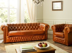Leather Chesterfield Sofa