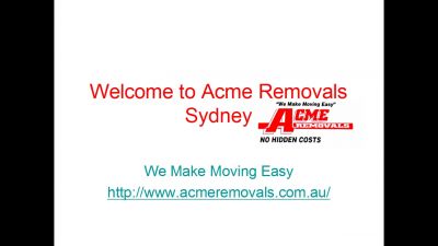 Removals Sydney