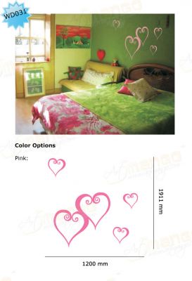 Nice designer clocks and wall stickers