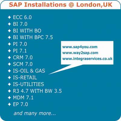 SAP Solution manager Installation in UK and Europe
