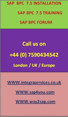 SAP BPC Forum, SAP BPC Training, SAP BPC Installation 