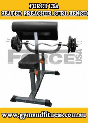 For Sale Force USA Seated Preacher Curl Bench