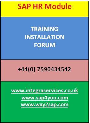 SAP HR Training | SAP HR Installation | SAP HR Forum 