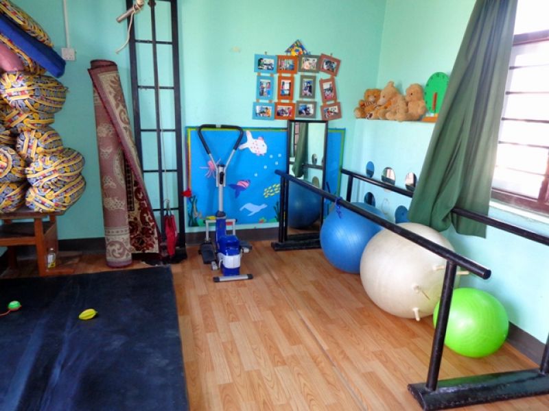 Volunteer in a disabled childrens centre in Nepal