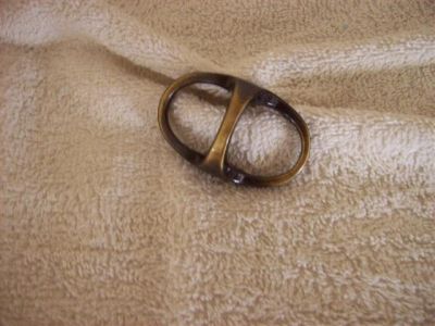 20 ANTIQUE BRONZE CUPBOARD HANDLES  .... ONLY