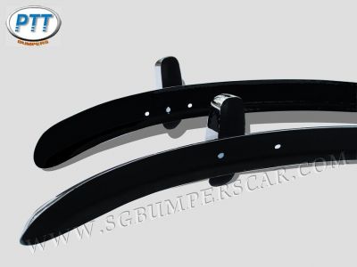 VW Beetle Bumper - EU style with overriders (1955-1967)