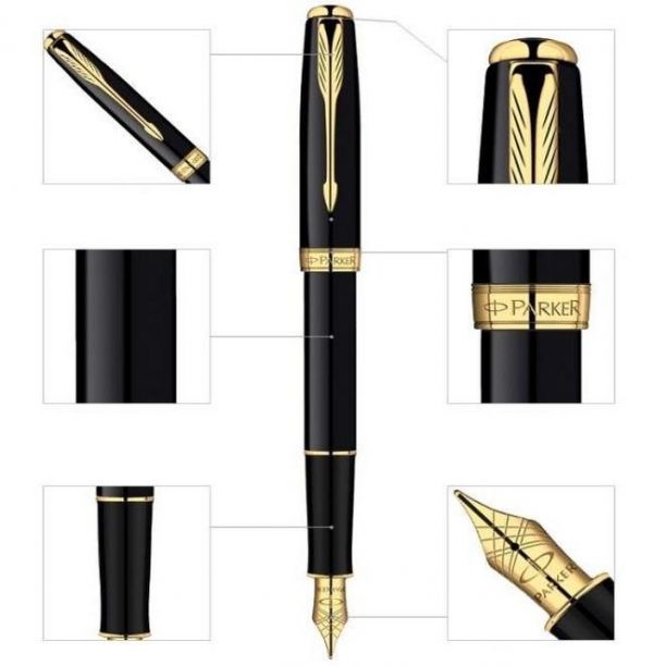 Brand new stylish Parker fountain pen --matt black