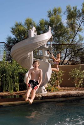 SWIMMING POOL WATER SLIDE