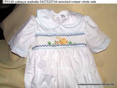 christening gowns smocked hand embroidered 0427820744