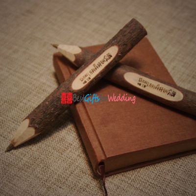 Engraved Personalized Natural Wood Pen