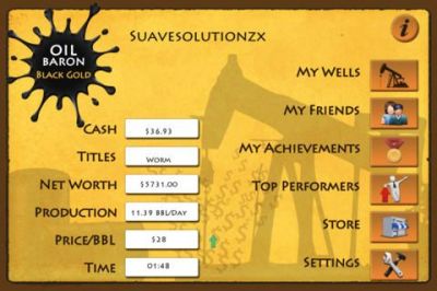 Oil Baron Black Gold Business Game for iphone & ipad