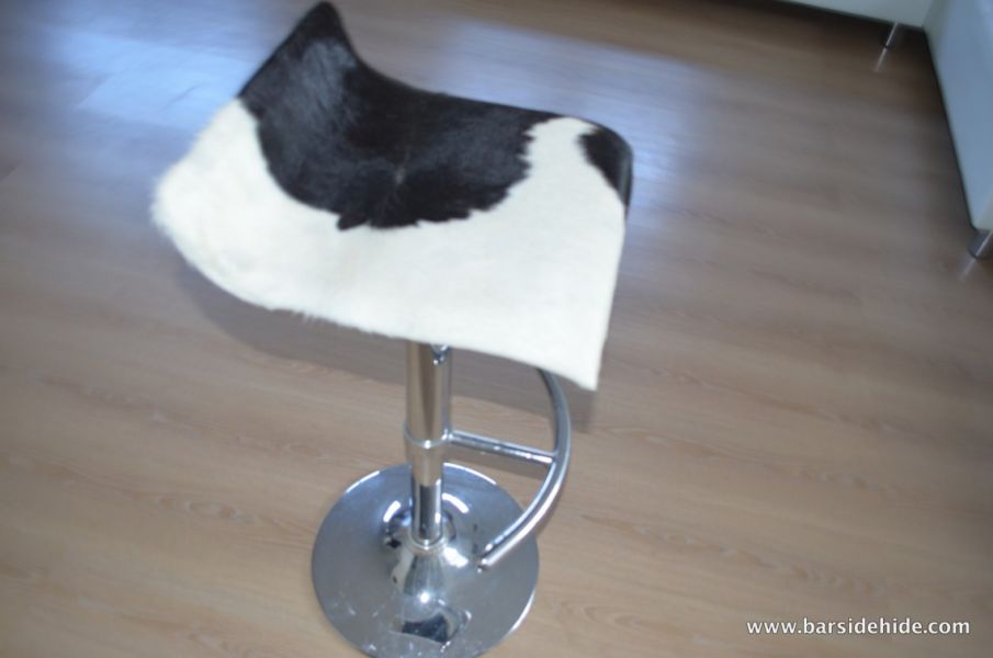 Cowhide rugs and stools
