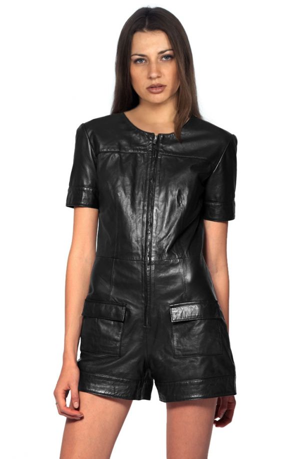 Women’s Leather Jumpsuits For Every Diva Out There