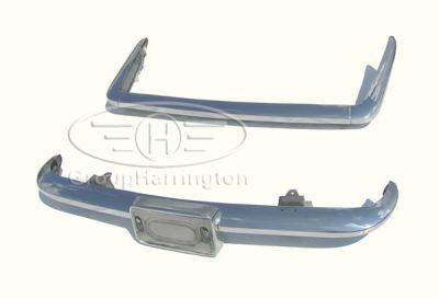 Triumph TR6 TR 6 later type (1974-1976) brand new stainless steel bumpers