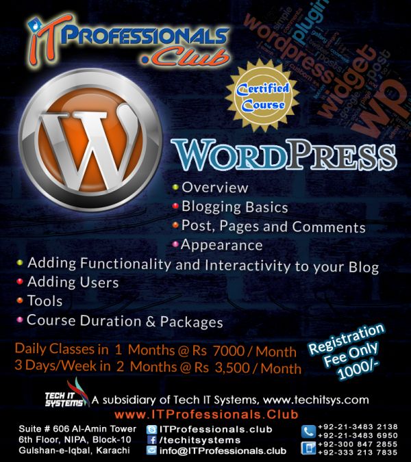 IT Professionals.clubs Joomla Cms Certified Course