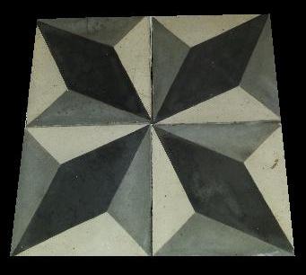 Genuine spanish patterned floor tiles