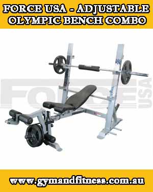 For Sale Force USA - Adjustable Olympic Bench System Combo