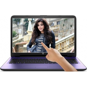 HP 15.6” TouchScreen Laptop 2.40GHz 4GB 500GB DVDR WebCam WiFi HDMI WIN10 Purple