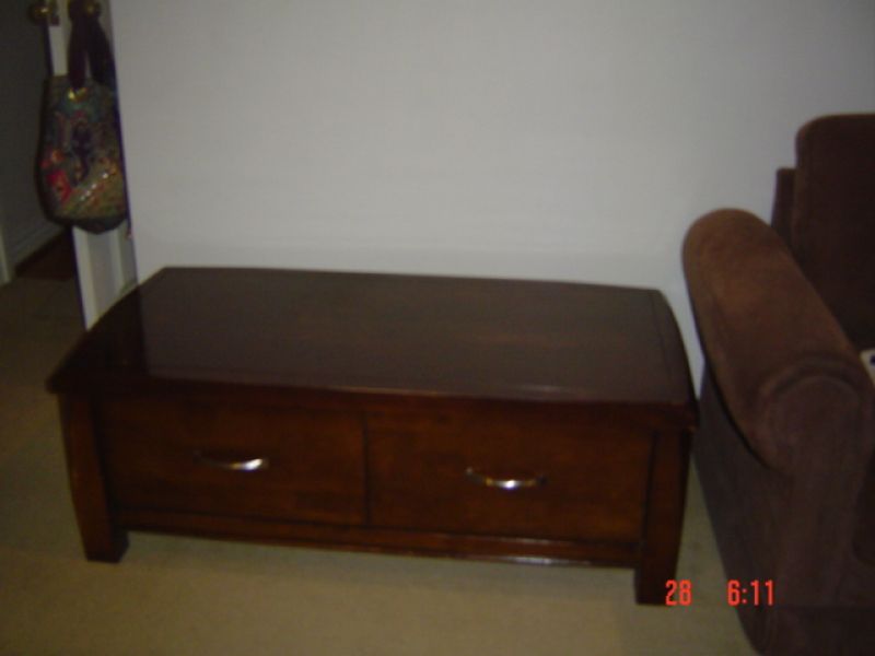 Brown lounge setting