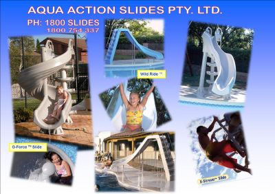 SWIMMING POOL WATER SLIDE
