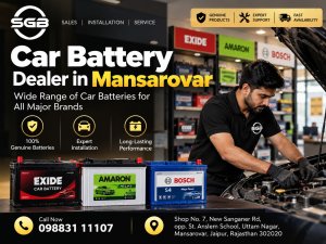 Shree Ganpati Batteries - Car Battery Dealer in Mansarovar